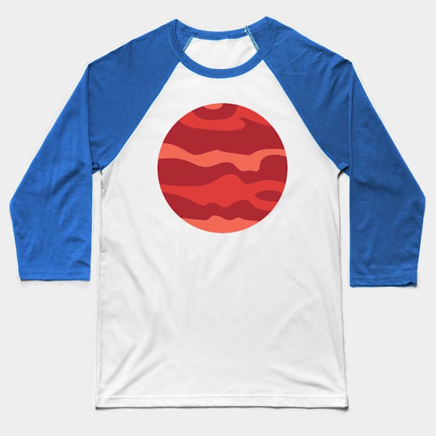 Planet Mars Baseball T-Shirt by holidaystore